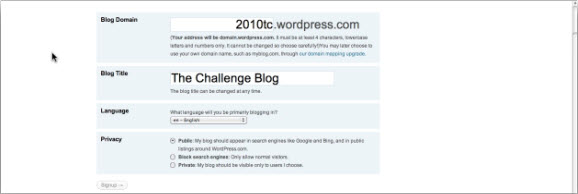 Заводим блог на WordPress.com